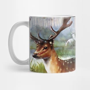 Deer Colorful Vintage Mug
